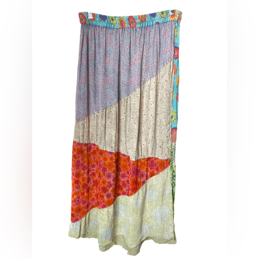 Sacred Threads Multi Pattern 100%Rayon Skirt - image 4